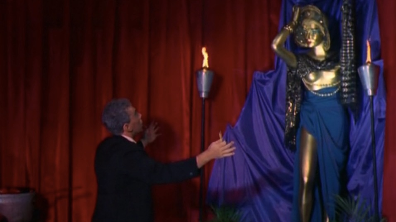 Fuad Ramses worships his golden goddess.